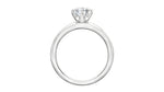 Load image into Gallery viewer, Round cut solitaire diamond 14K white gold ring
